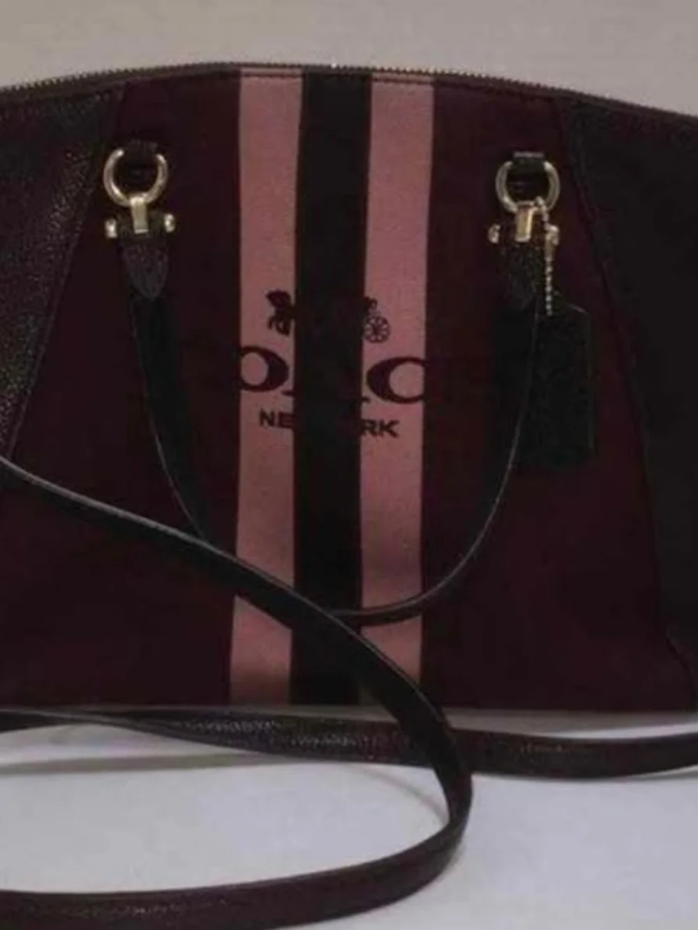 Coach Horse and Carriage Jacquard Prairie Satchel (Style Number 69646)